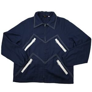 Vintage Sir Jac Multi Zipper Shirt Jacket